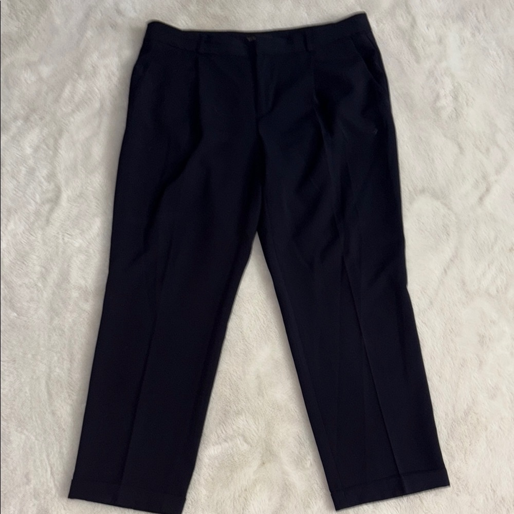 Banana Republic Avery Classic Black Trousers Size 10 Navy Blue